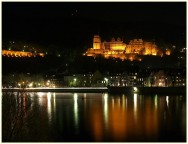 Blick auf das Heidelberger Schloss, kein HDR